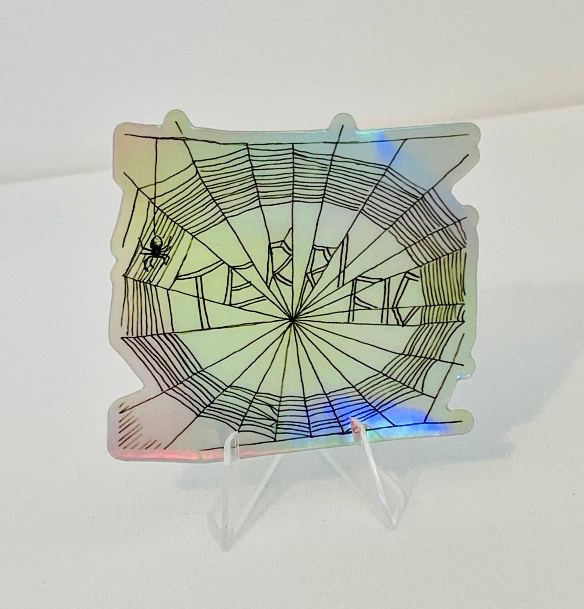 NovelTea Bookstore & Gifts - Terrific - Charlotte's Web Hollographic Vinyl Sticker - Agricola Street Books