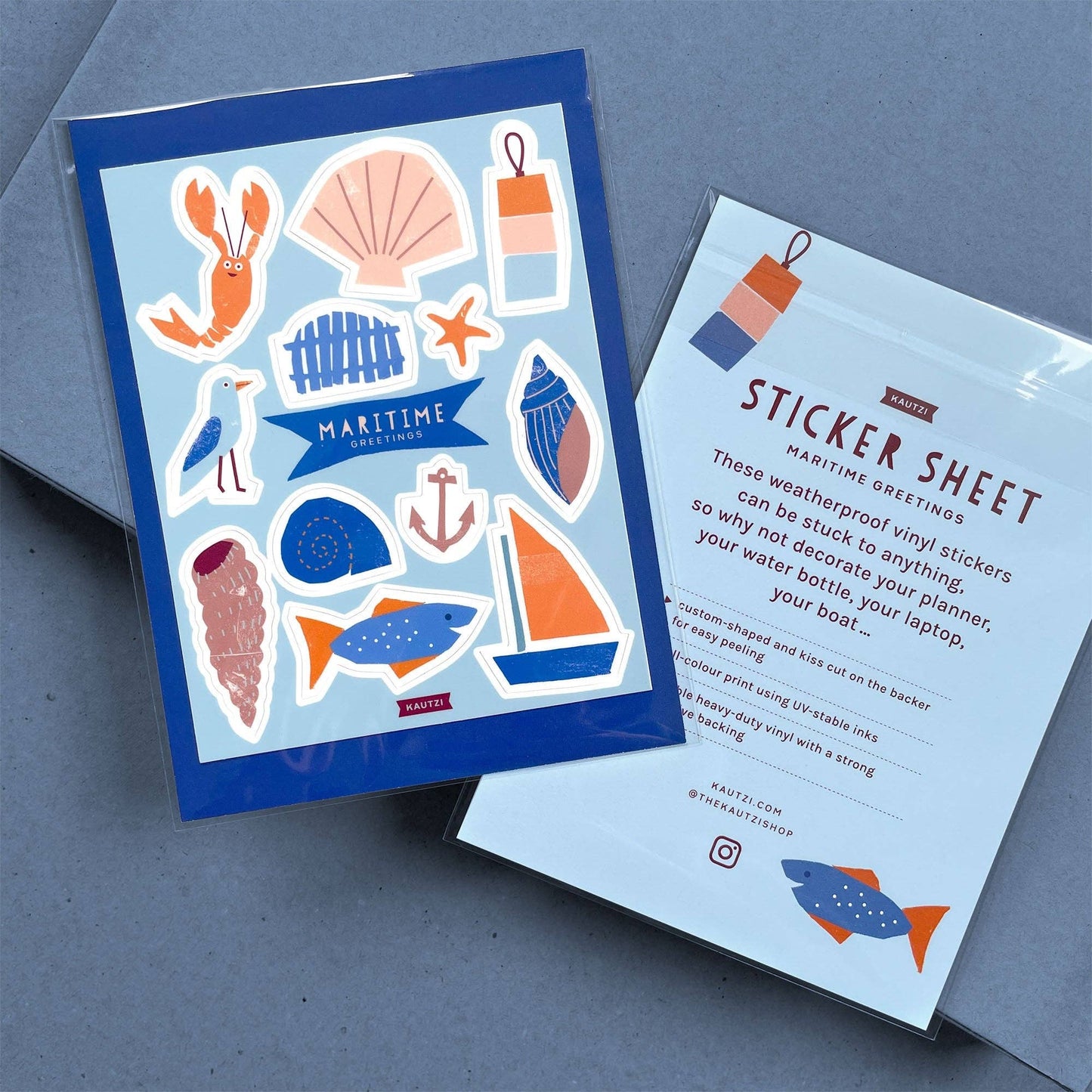 Kautzi Illustrations - Sticker Sheet Maritimes