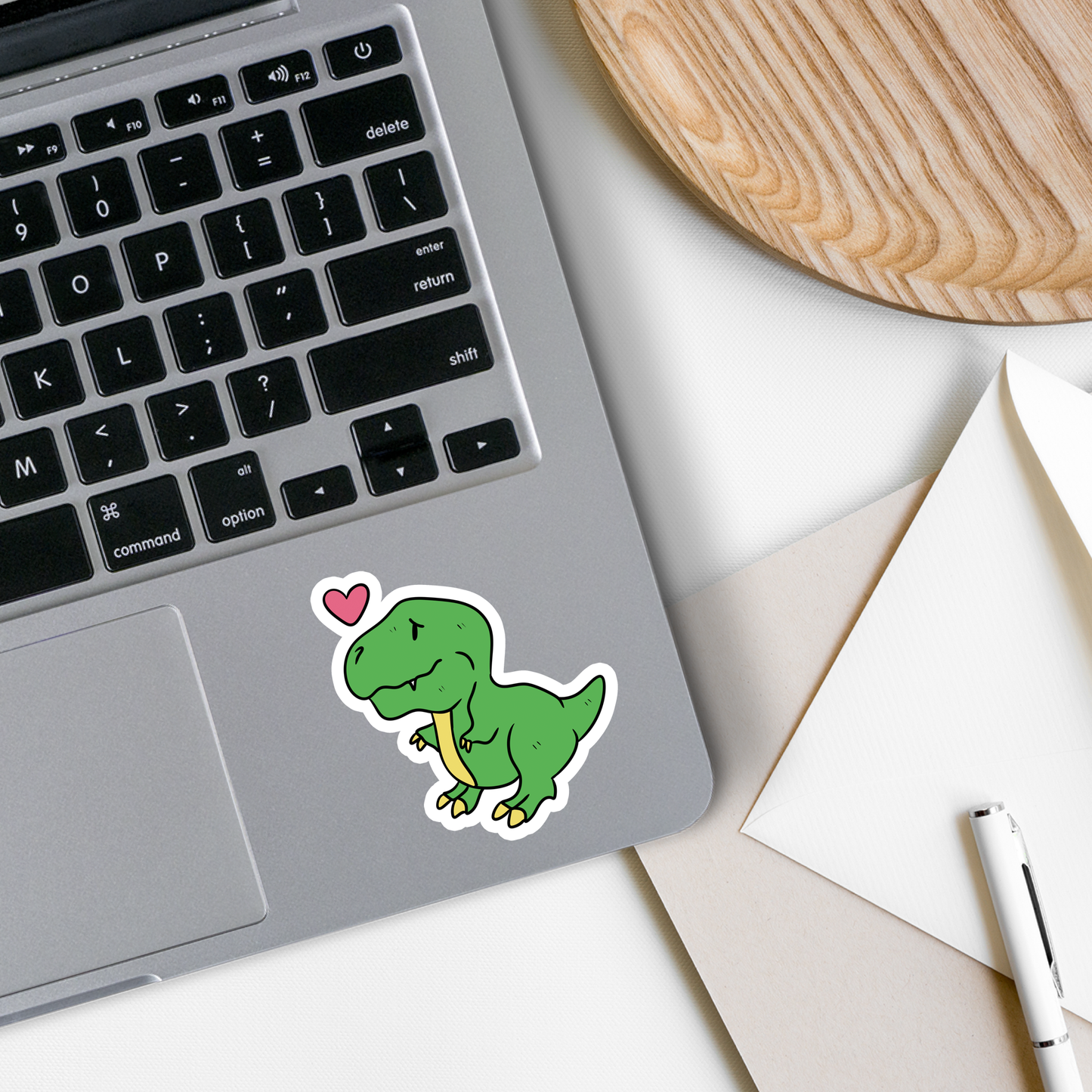 Rebel and Siren Stickers - T-Rex Dinosaur | Animal | Cute | Waterproof Sticker | 2.7"