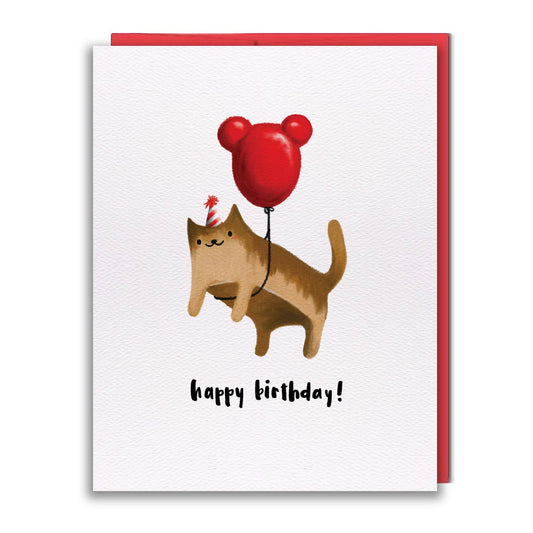 studio vcky - Greeting Card - Breadcat Birthday