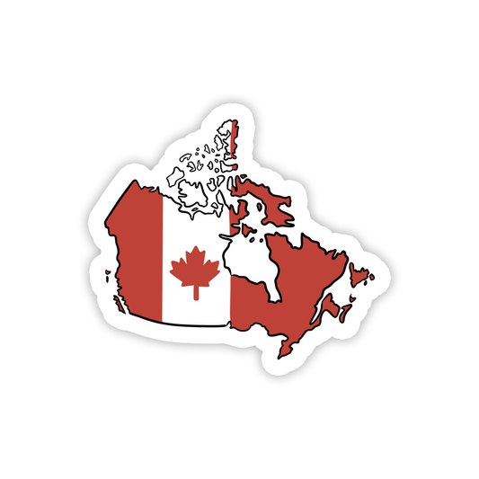 Rebel and Siren  - Canadian Map | Canada | Waterproof Sticker | 3"