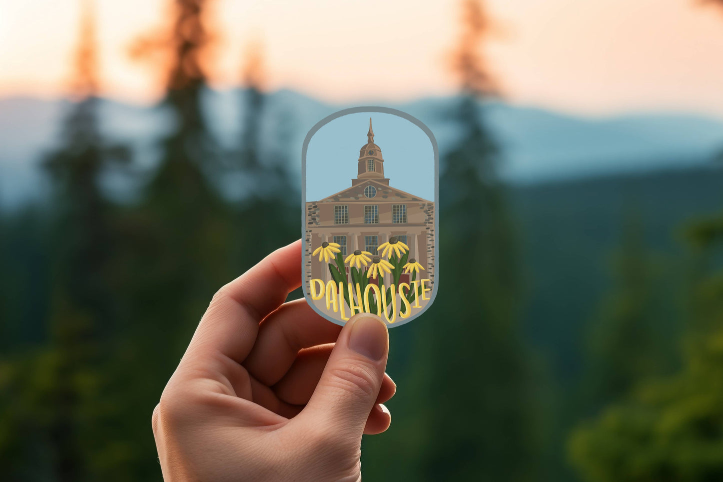 Bygone Art Project - Dalhousie University Sticker | Halifax, Nova Scotia
