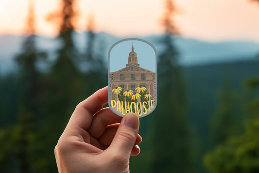 Bygone Art Project - Dalhousie University Sticker | Halifax, Nova Scotia
