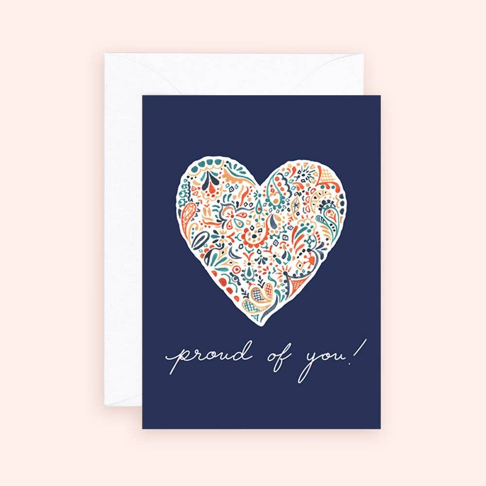 Almeida Illustrations - Mini Card - Proud of You Enclosure Card - Agricola Street Books