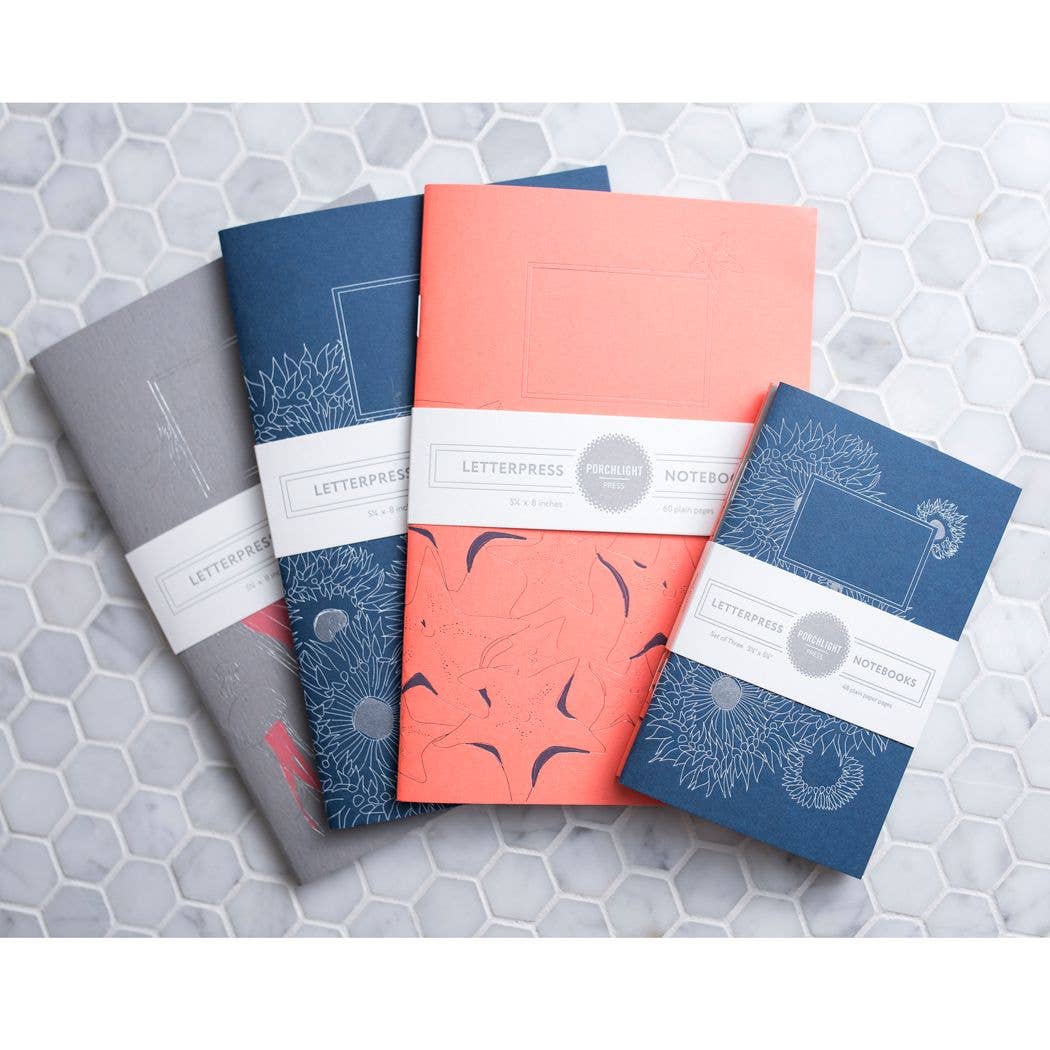 Porchlight Press Letterpress - Sea Anemone Pocket Notebook