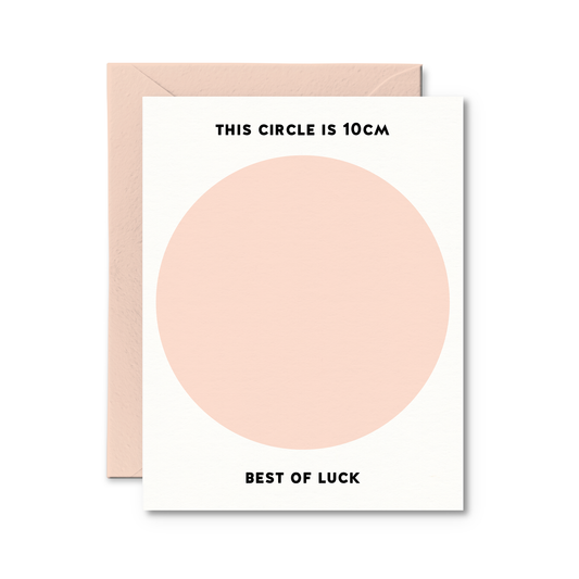 Pretty by Her - Carte de 10 cm - Carte de grossesse amusante