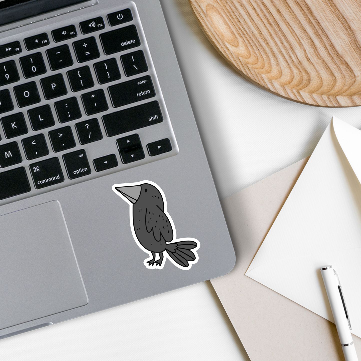 Rebel and Siren Stickers - Crow | Witch | Raven | Cute | Waterproof Sticker | 2.5"