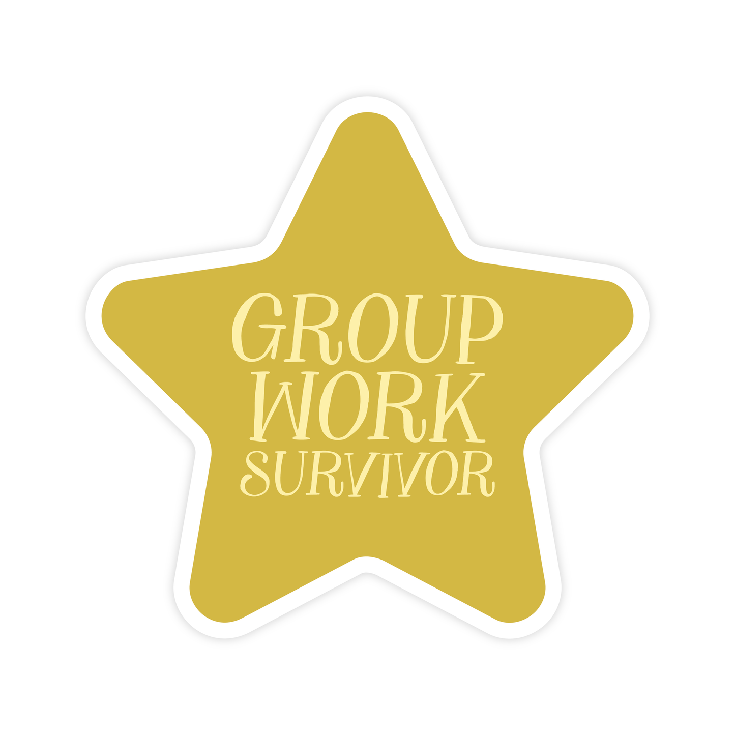 Pretty by Her - Group Work Survivor Sticker