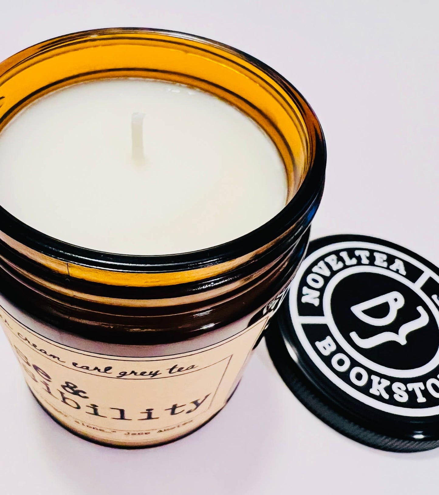 NovelTea Bookstore & Gifts - Sense and Sensibility -  Lavender & Earl Grey Scented Candle