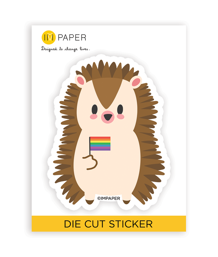 IMPAPER - Hedgehog Pride Sticker