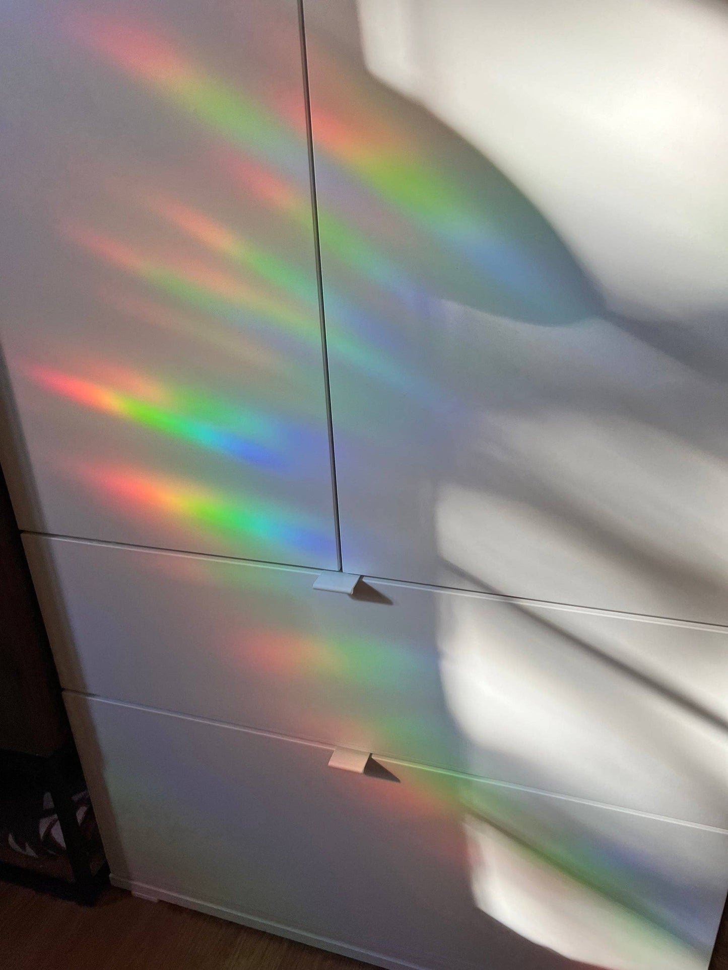 Little Calico Clay - Floral Vase Rainbow Suncatcher | Rainbow Window Cling