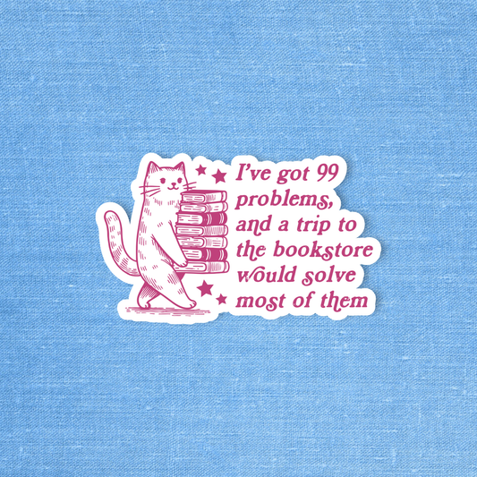 Radical Buttons - Bookish sticker, Book lover sticker, Bookstore sticker - Agricola Street Books