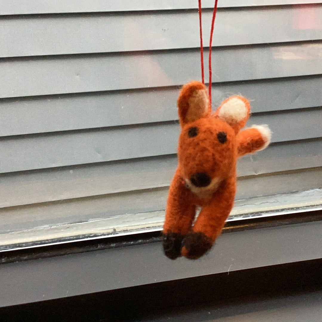 Wool Fox Ornament