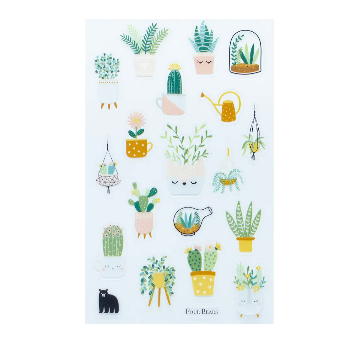 Four Bears Sticker Club - Cute Botanicals