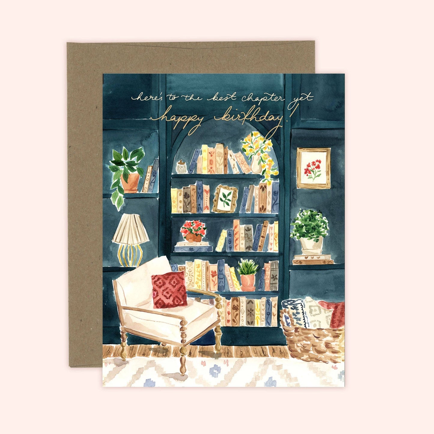 Almeida Illustrations - Best Chapter Yet Birthday Card | Book Theme