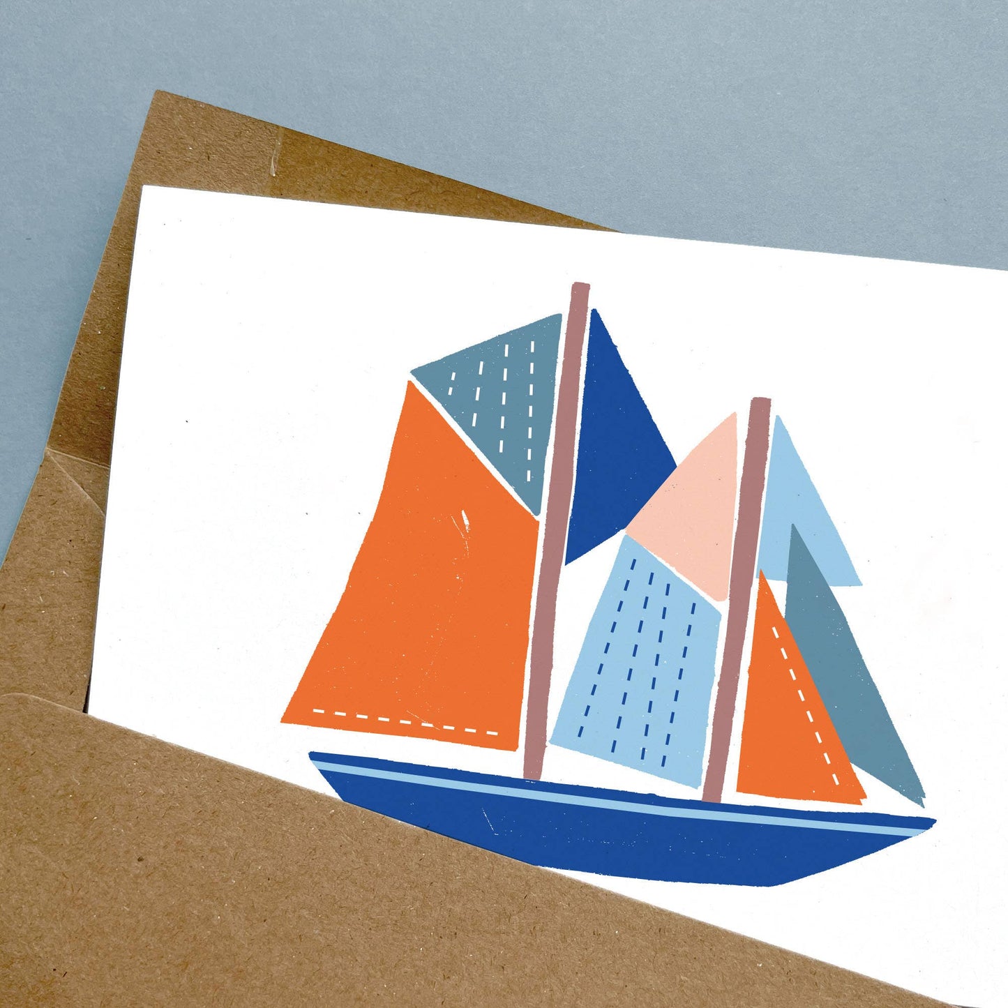 Kautzi Illustrations - Greeting Card Bluenose - Agricola Street Books