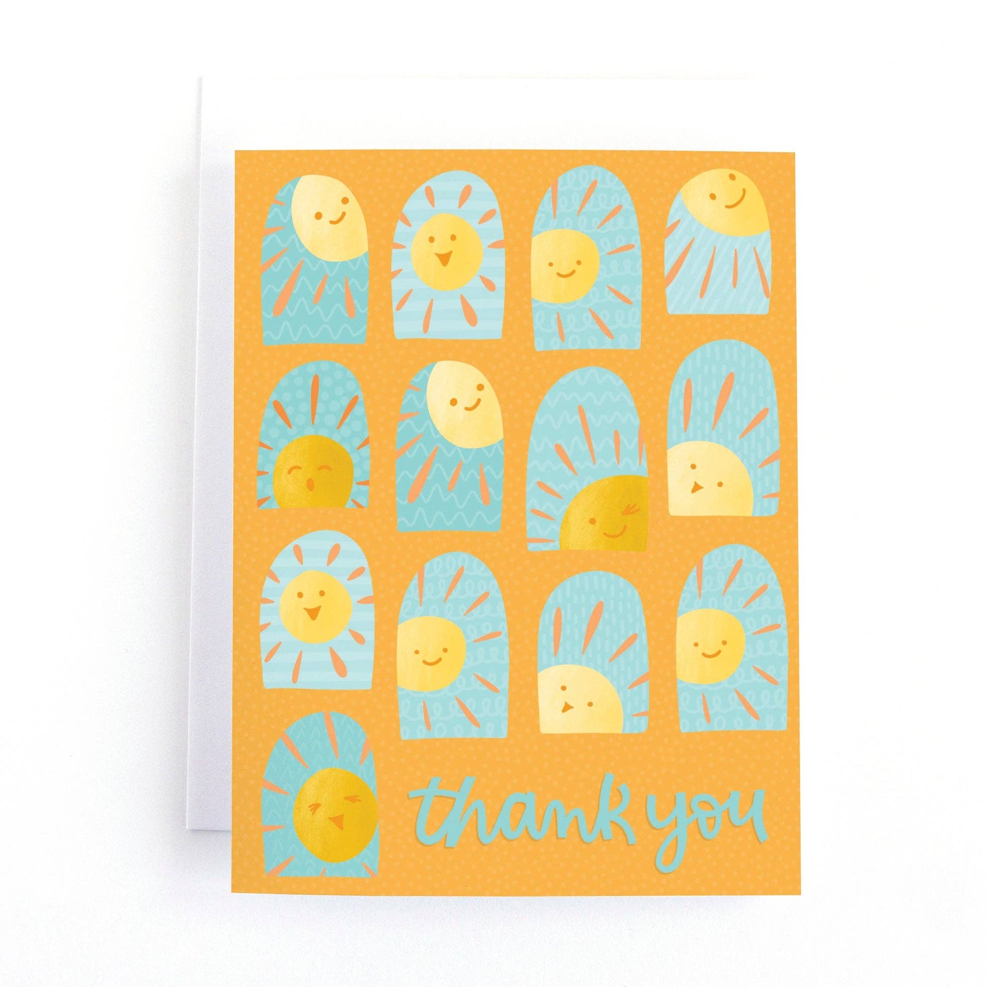 Pedaller Designs - Sunshine Thank You Card - Agricola Street Books