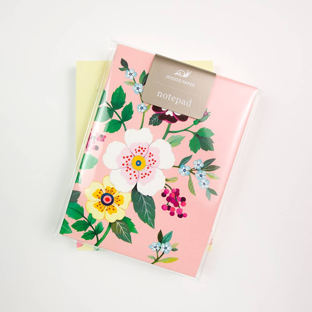 JooJoo Paper - Blue Floral Notepad