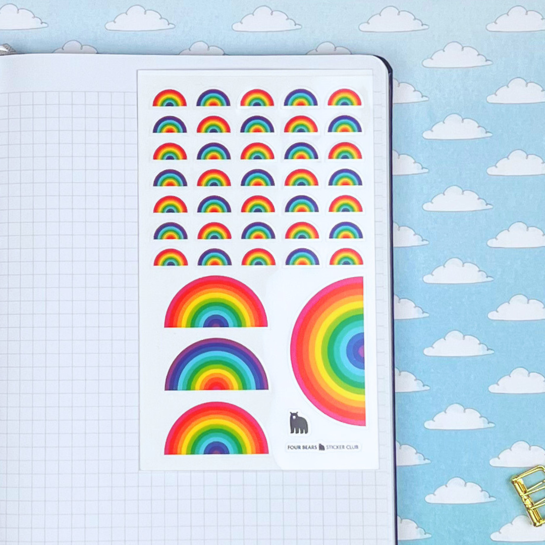 Four Bears Sticker Club - Mini Rainbows