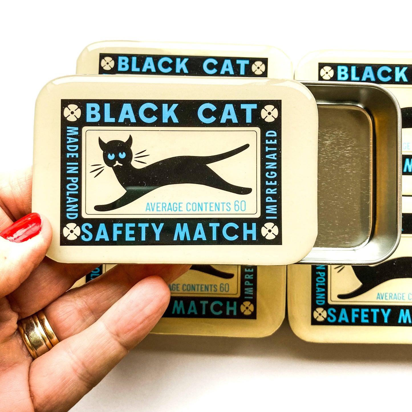 Firefly Notes - Black cat notions tin