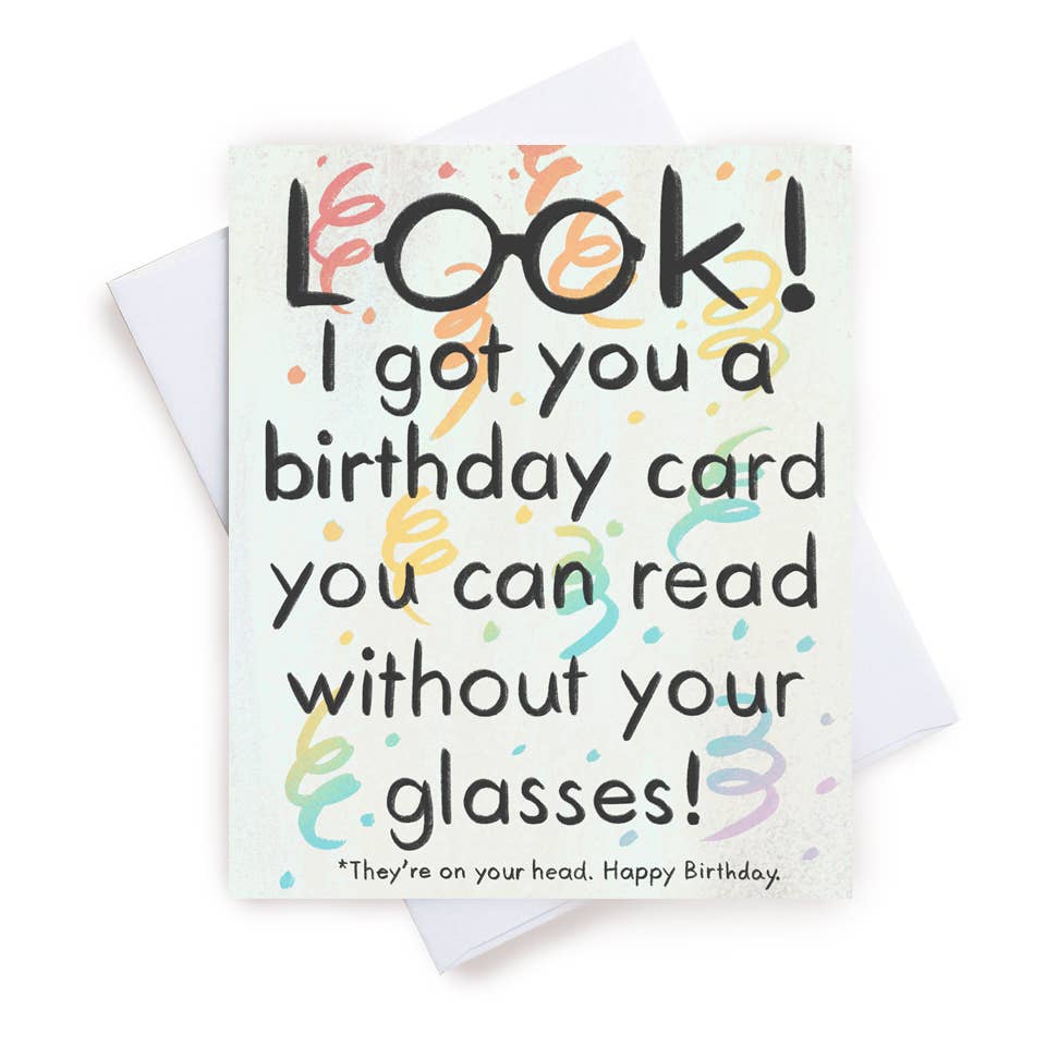 Meaghan Smith Art - Birthday Glasses - Agricola Street Books