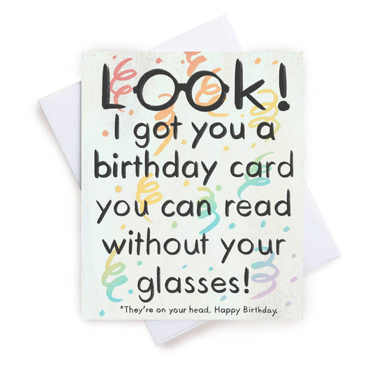 Meaghan Smith Art - Birthday Glasses - Agricola Street Books