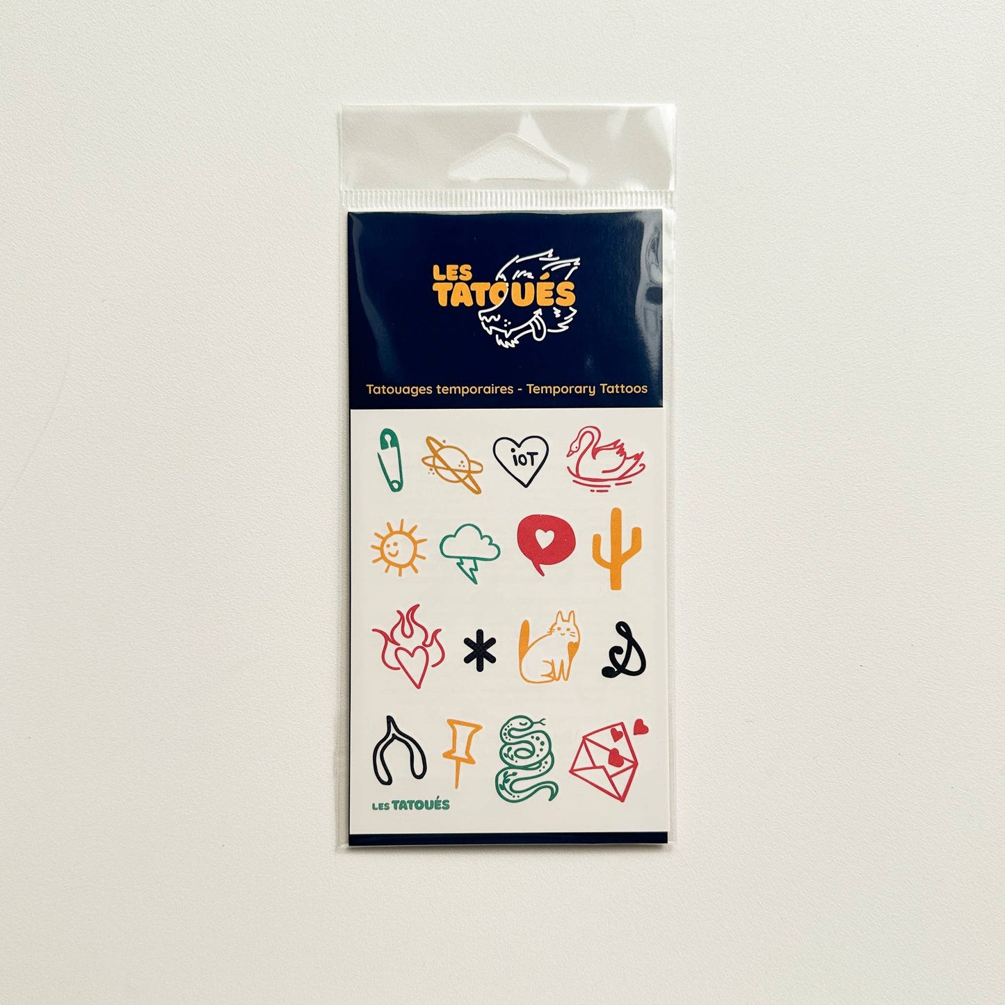 Les Tatoués - The Tiny Doodles - Temporary tattoos - Agricola Street Books
