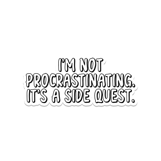 Rebel and Siren Stickers - Side Quest | Funny | D and D | Waterproof Sticker | 3.5"