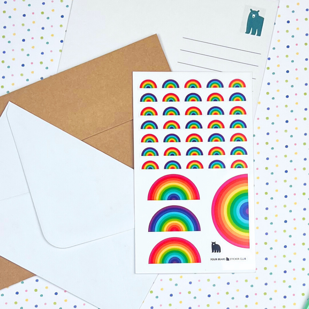 Four Bears Sticker Club - Mini Rainbows