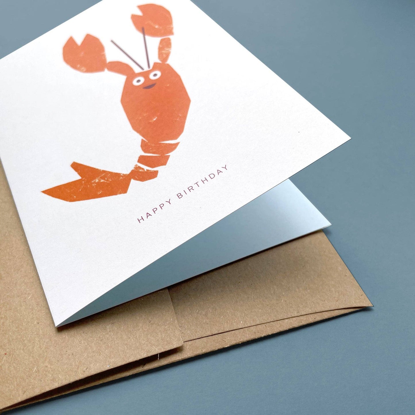 Kautzi Illustrations - Greeting Card Lobster - Agricola Street Books