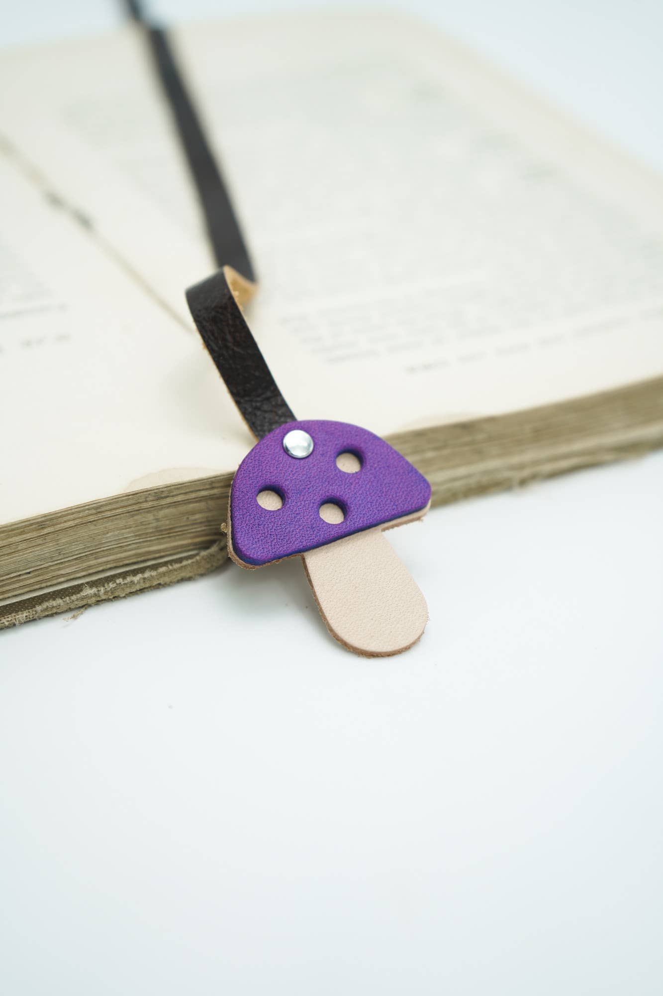 Mushroom Bookmark: Purple