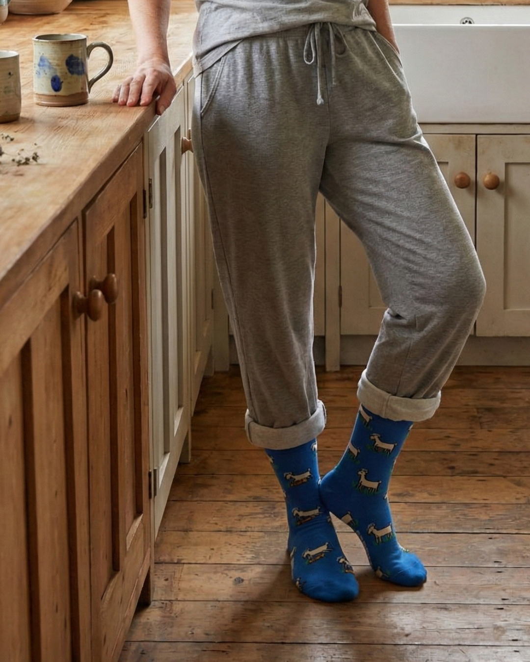 Friday Sock Co. - Women's Goats This Did Good Mismatched Crew Socks