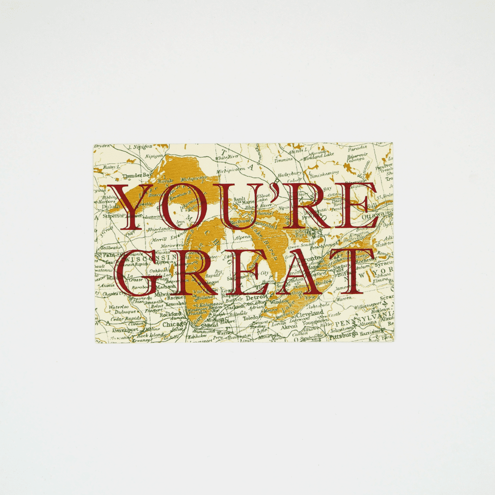 Kid Icarus - Kid Icarus - POSTCARD - You're Great - Agricola Street Books