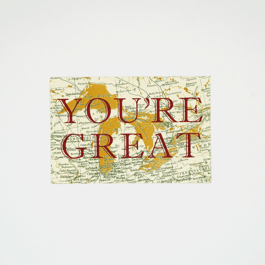 Kid Icarus - Kid Icarus - POSTCARD - You're Great - Agricola Street Books