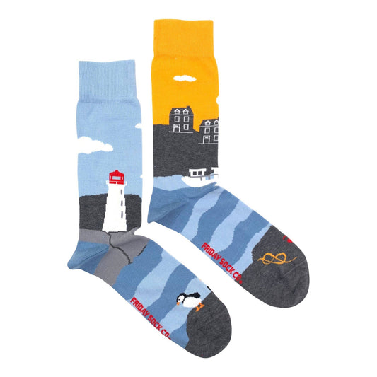 Friday Sock Co. - Men's Socks | Canadian Landscape | East Coast | Mismatched