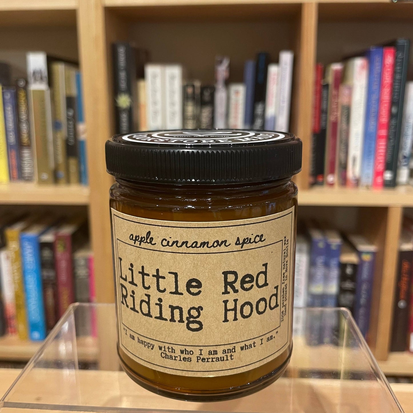 NovelTea Bookstore & Gifts - Little Red Riding Hood -  Apple Spice Scented Candle