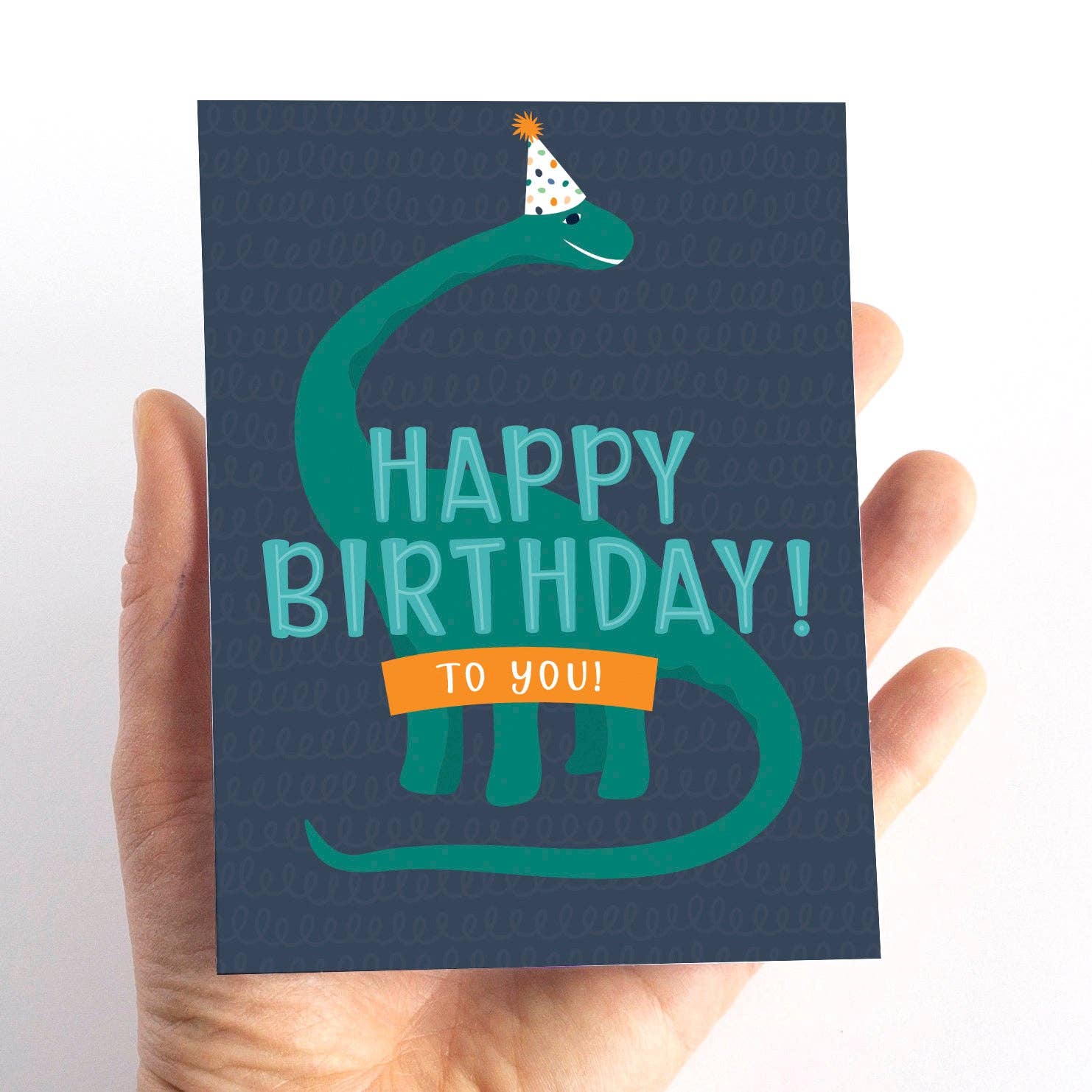 Pedaller Designs - Happy Birthday to You Children's Dinosaur Birthday Card - Agricola Street Books