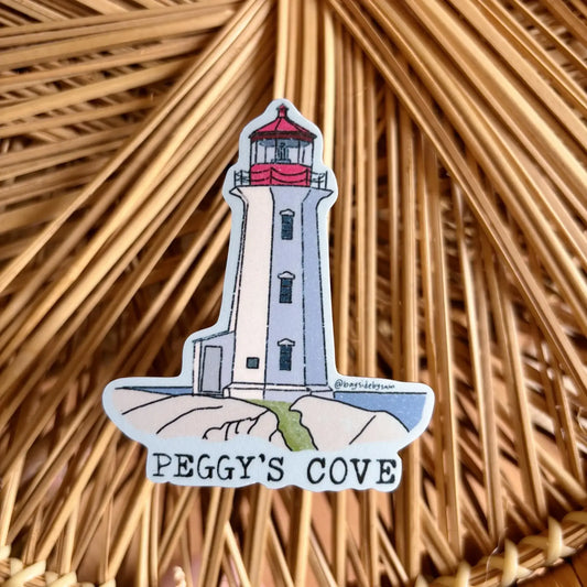 Bayside by Sam - Peggy's Cove 3" Vinyl Sticker