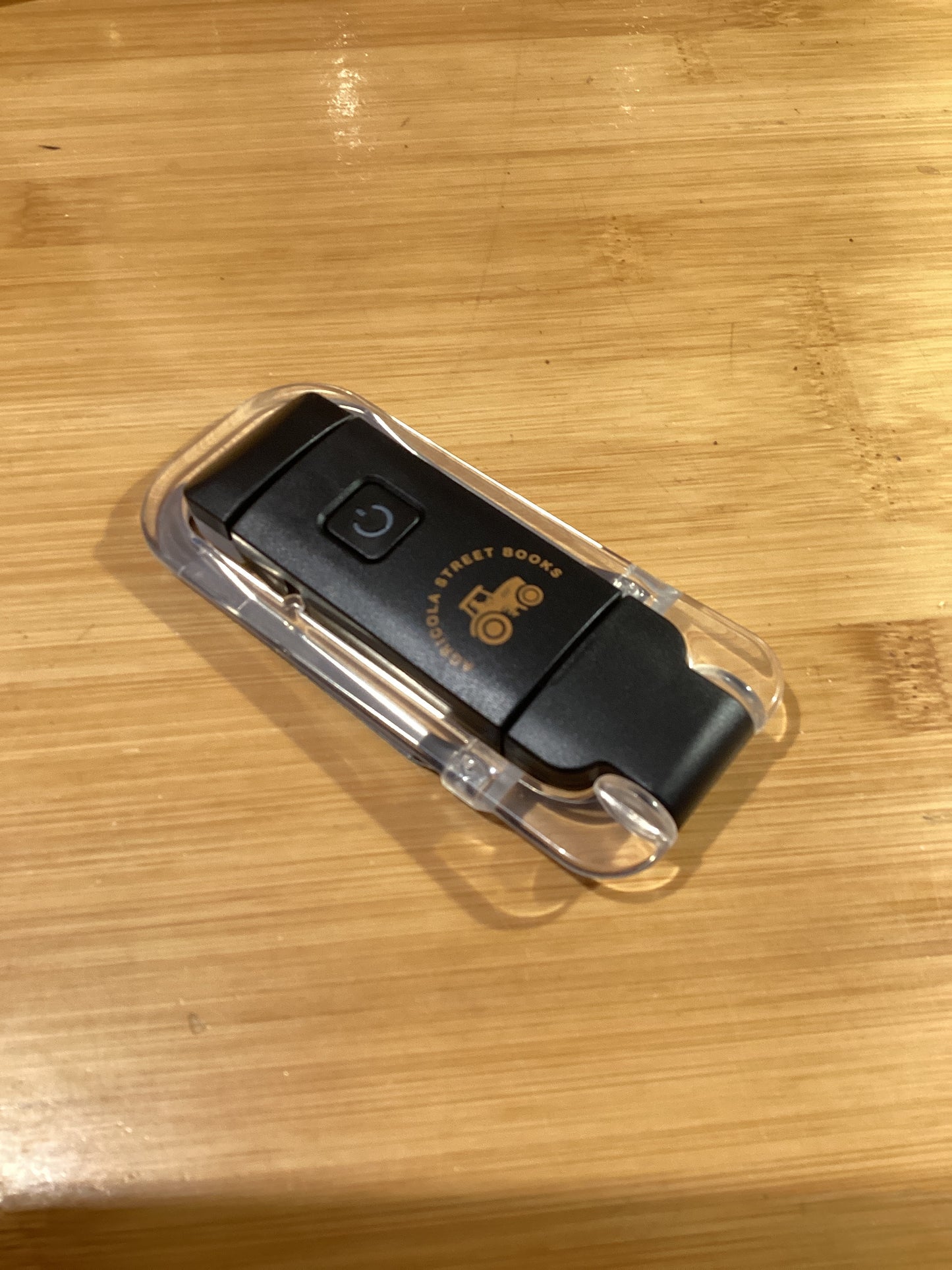 Agricola Street Books Rechargeable Clip-On Book Light