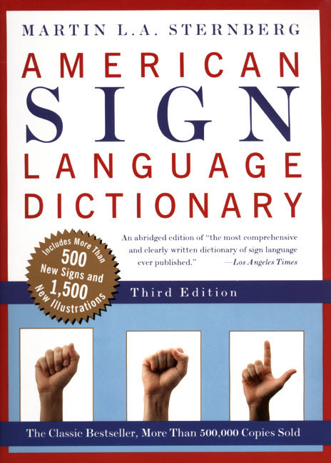 American Sign Language Dictionary-Flexi - Agricola Street Books