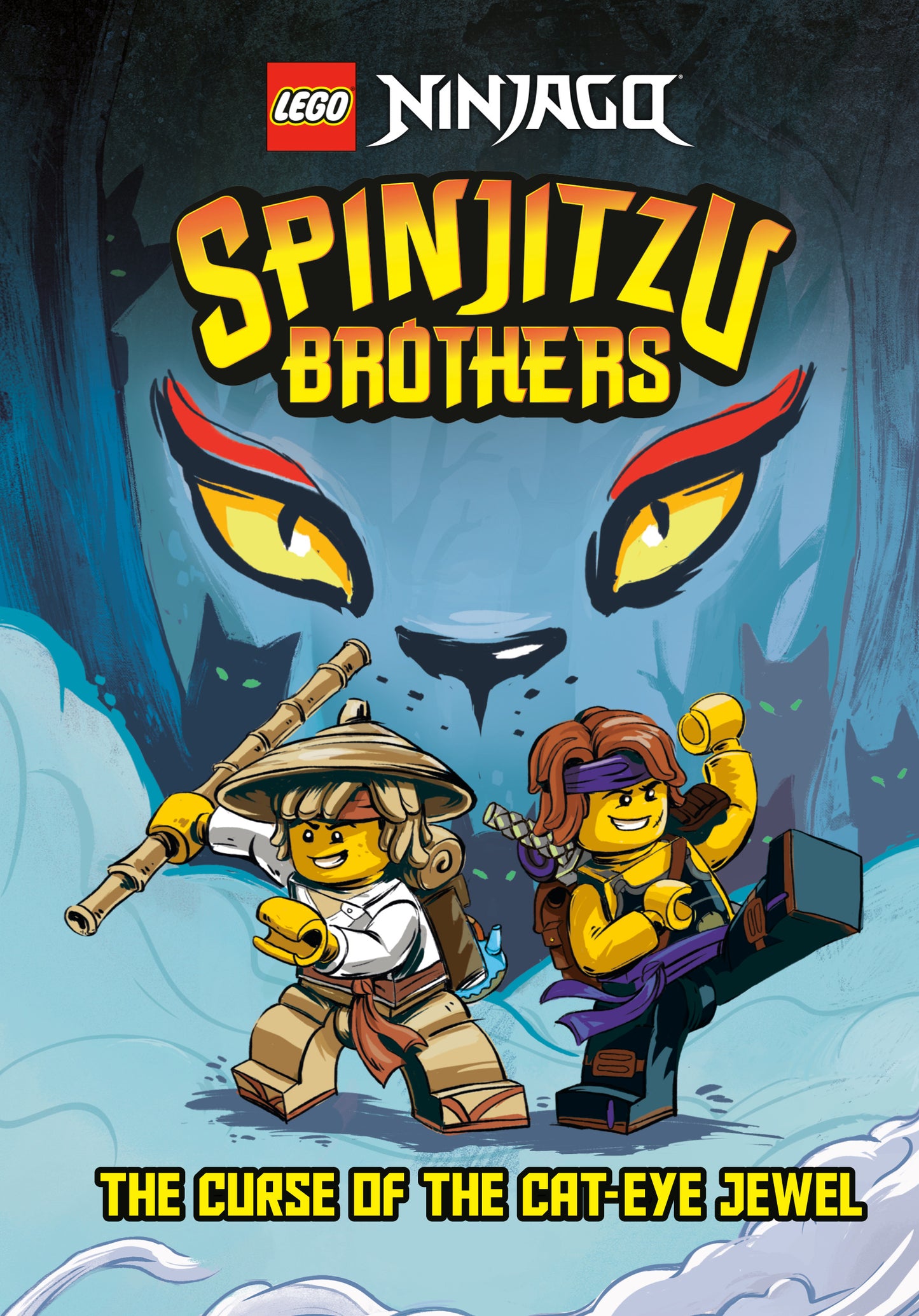 Spinjitzu Brothers #1: The Curse of the Cat-Eye Jewel (LEGO Ninjago) - Agricola Street Books