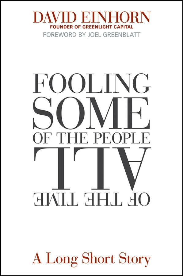 Fooling Some of the People All of the Time - Agricola Street Books