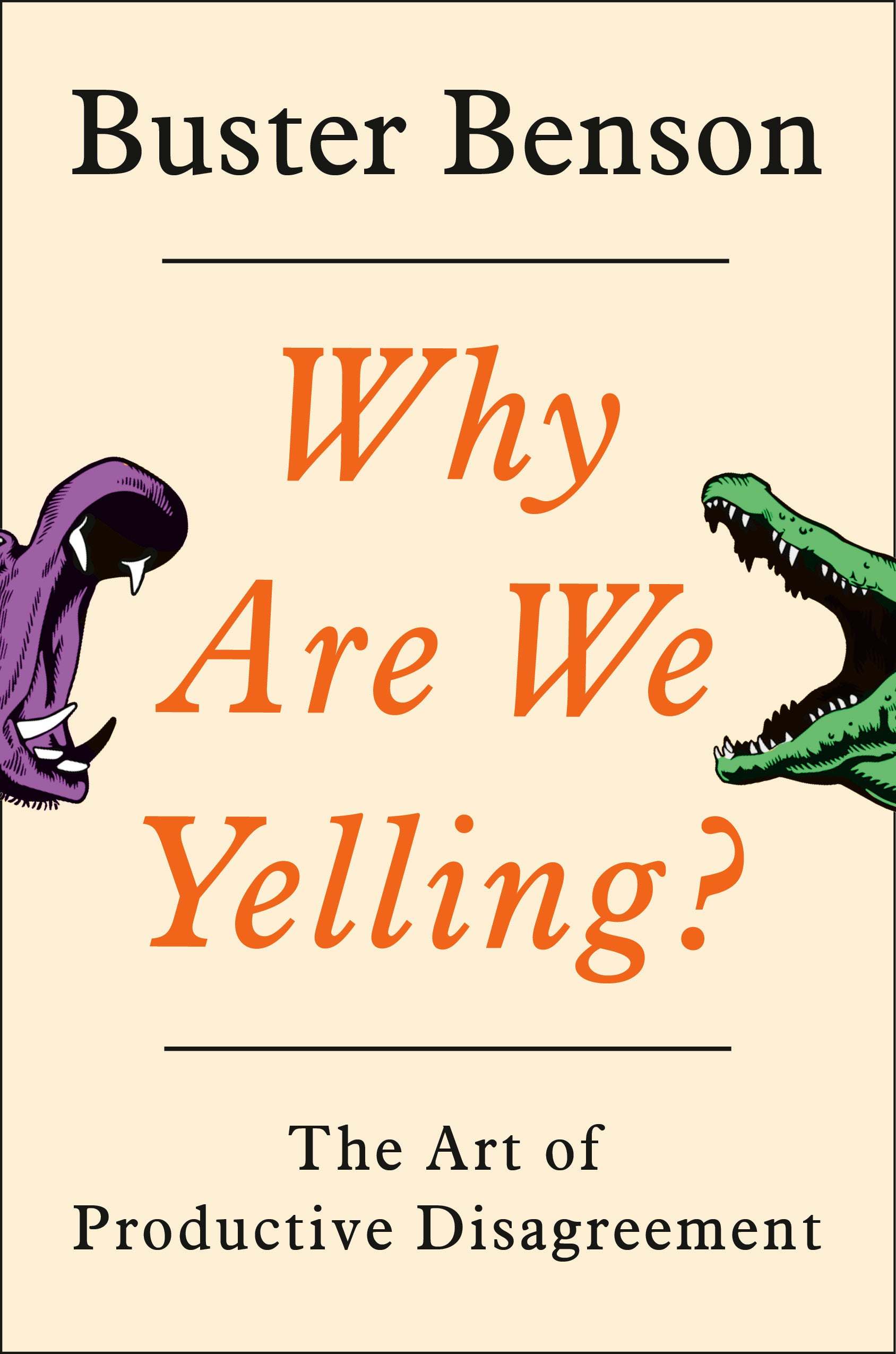 Why Are We Yelling? - Agricola Street Books