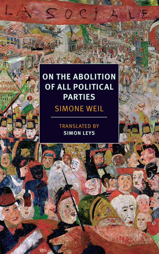 De l'abolition de tous les partis politiques