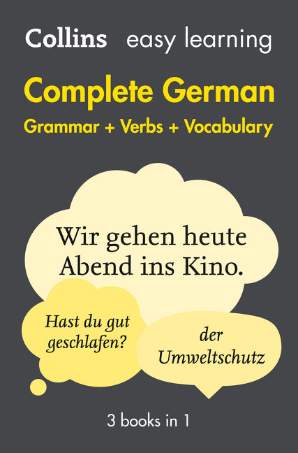 Easy Learning German Complete Grammar, Verbs and Vocabulary - Agricola Street Books