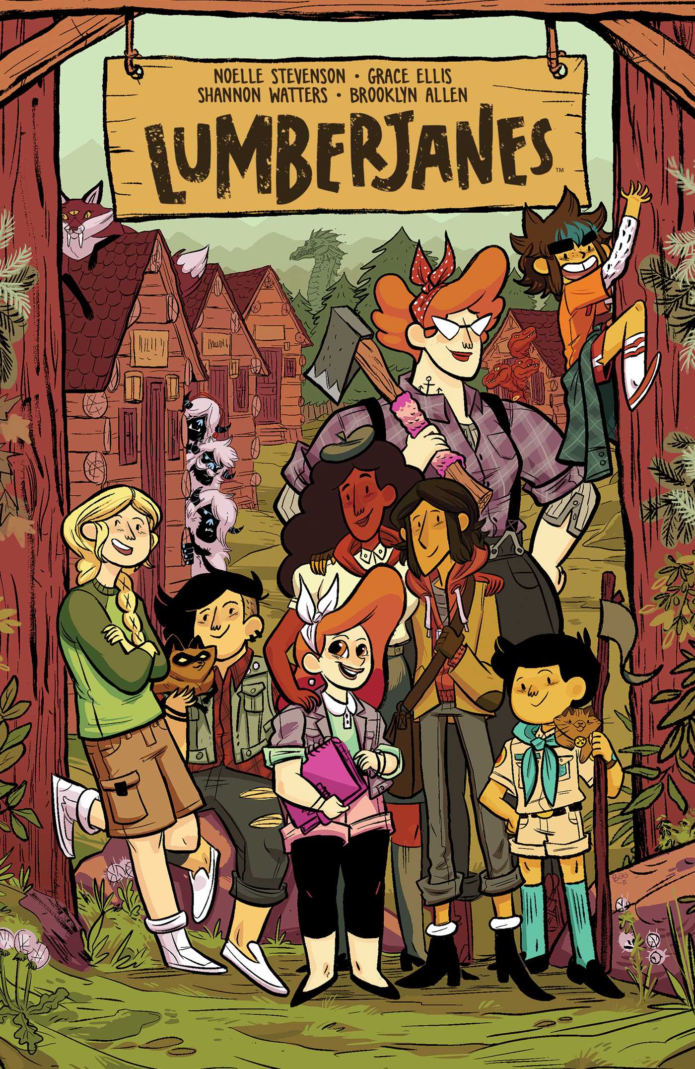 On a Roll (Lumberjanes #9) - Agricola Street Books