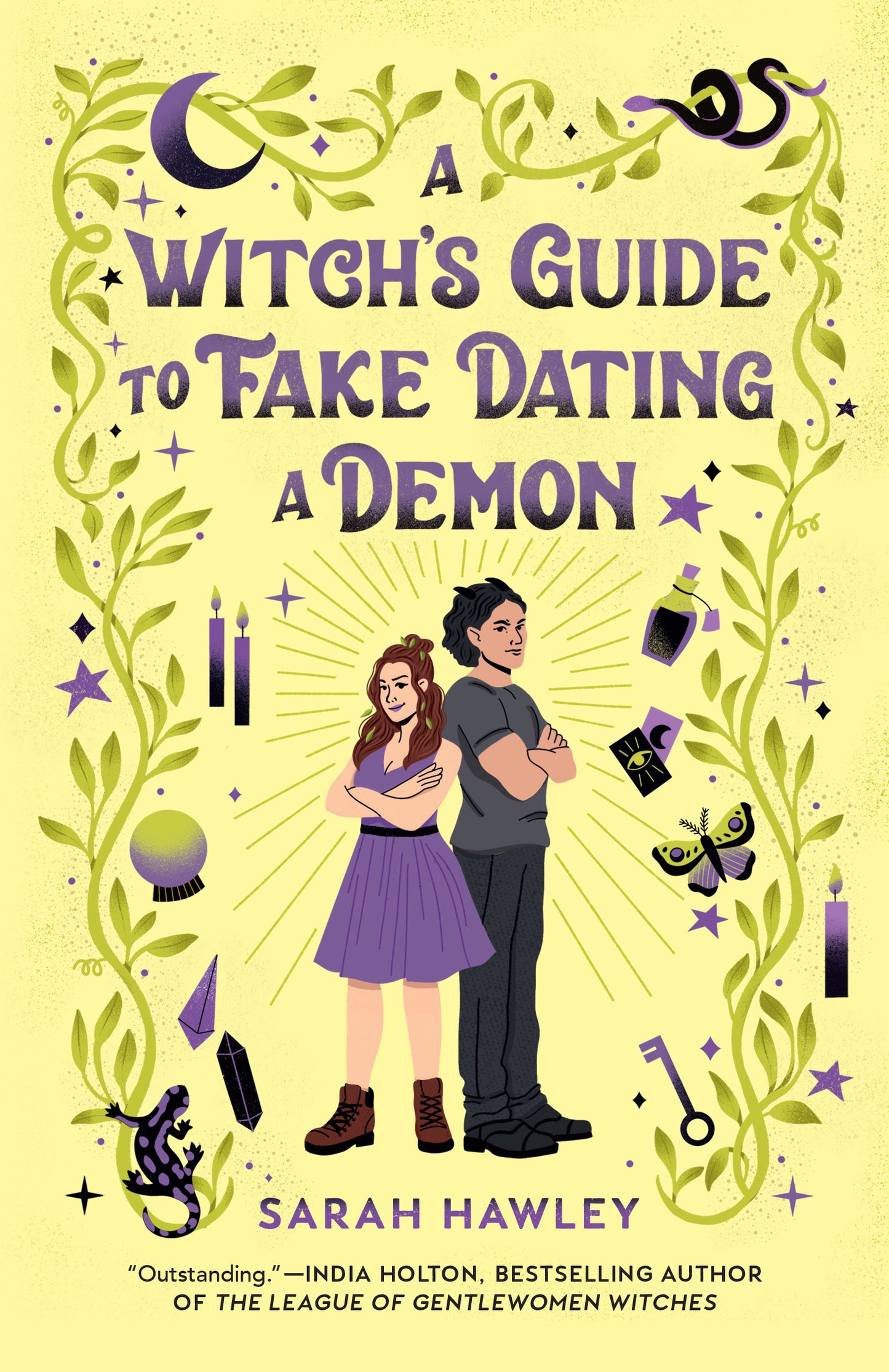 A Witch's Guide to Fake Dating a Demon (Glimmer Falls #1) - Agricola Street Books