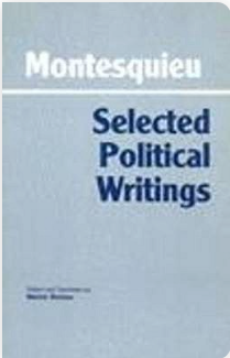 Montesquieu: Selected Political Writings