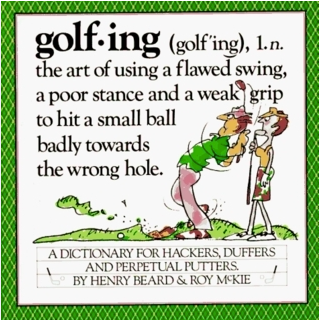 Golfing: A Duffer's Dictionary - Agricola Street Books
