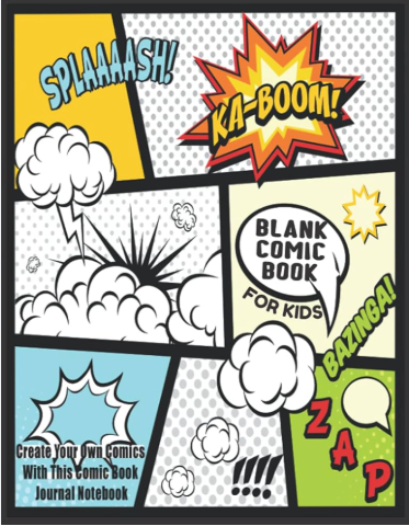 Blank Comic Book for Kids - Agricola Street Books